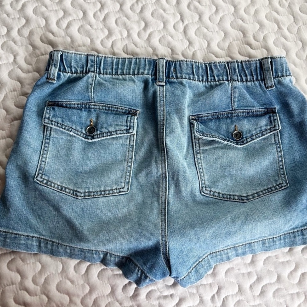 Aerie Denim Shorts Medium - Picture 3 of 4